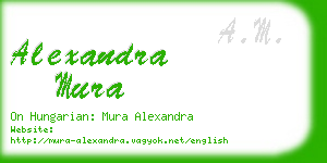 alexandra mura business card